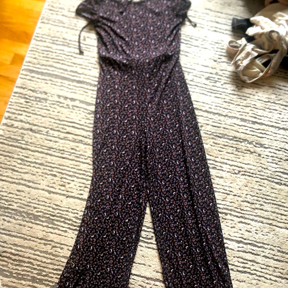 Urban outfitters floral jumpsuit